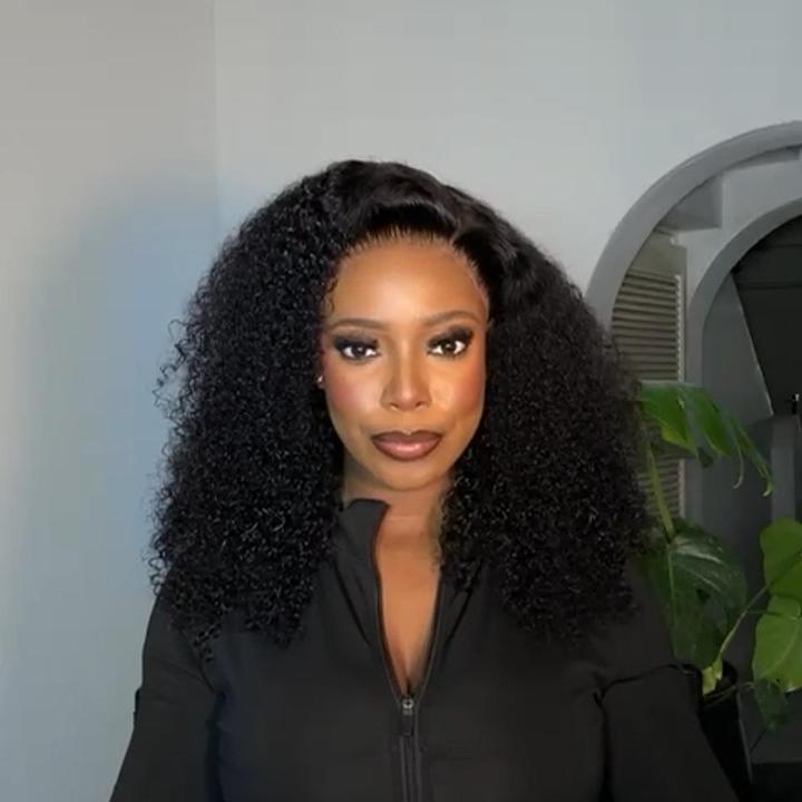 (ZA STOCKS )Peruvian Double Drawn Lace 13x4 Full Frontal Bob Italian Curls Wig