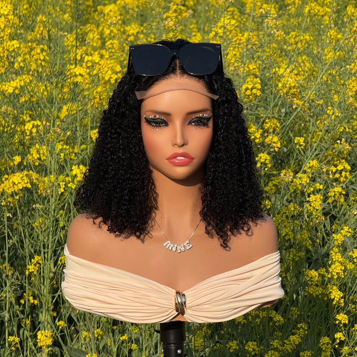 2026 New Vietnam Raw Hair SDD  Layer Pixie Baby Curls Bob Wig