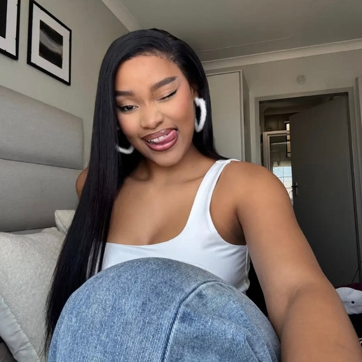 Lexie.mk Influencer Pick ! Update Invisi Strap 360 Full Lace Wig Peruvian Straight Human Hair