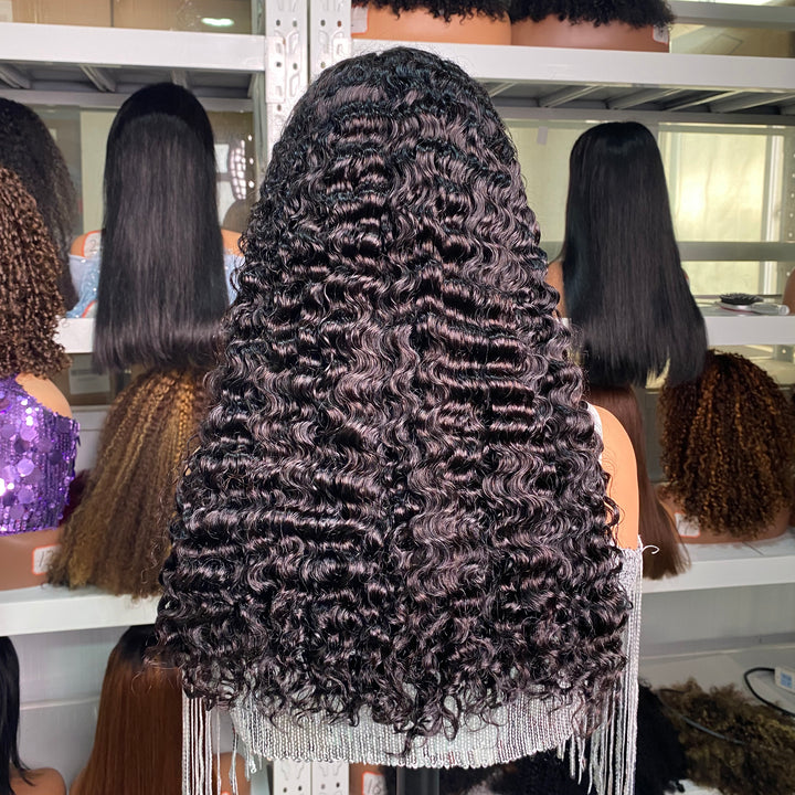 Vietnam Raw Hair SDD Burmese Curly 5X5 Lace  Wig