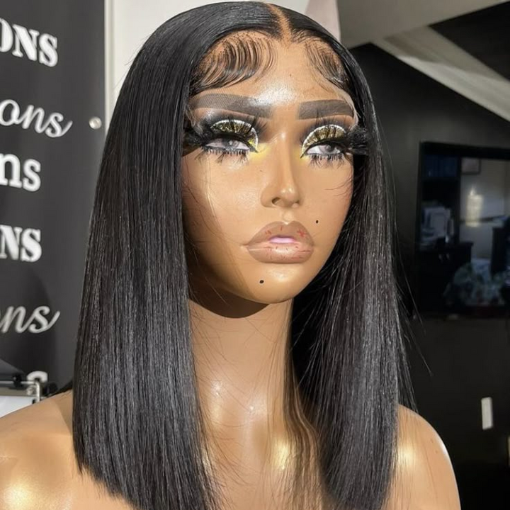 Vietnam SDD Lace 5x5 Closure Bob Straight Wig