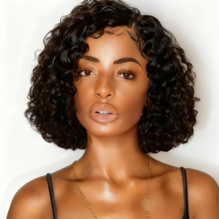 SPECIAL| Grace Curls 13X4 Lace Full Frontal Short Curly Wig
