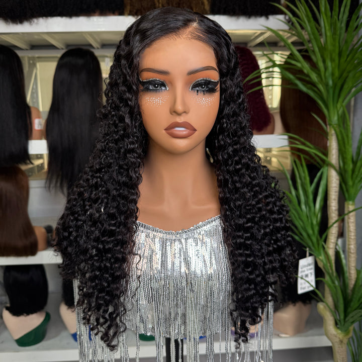 Vietnam Raw Hair SDD Burmese Curly 5X5 Lace  Wig