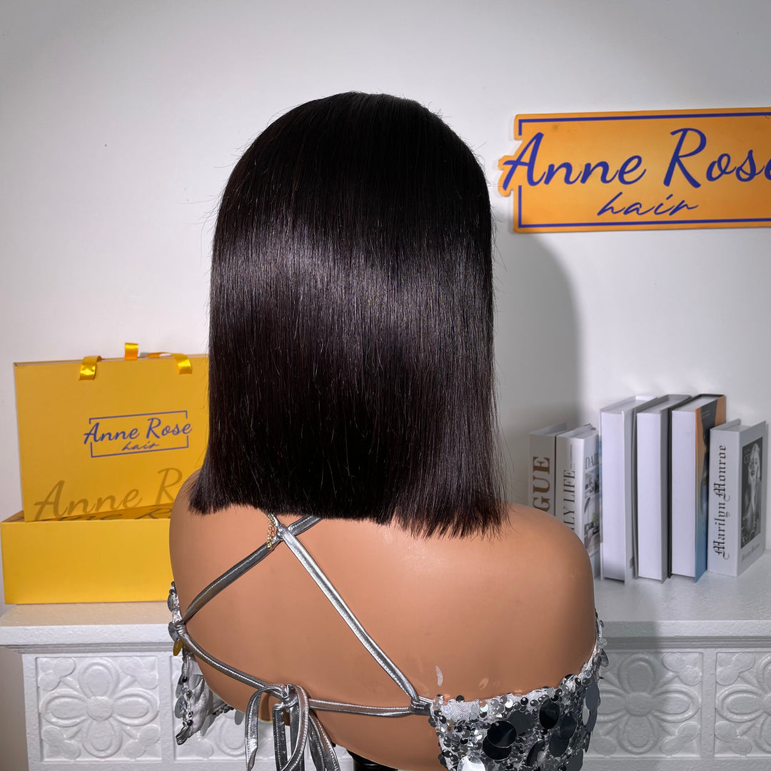 SPECIAL| Glueless Bob Peruvian Hair 13X4 Full Frontal Wig