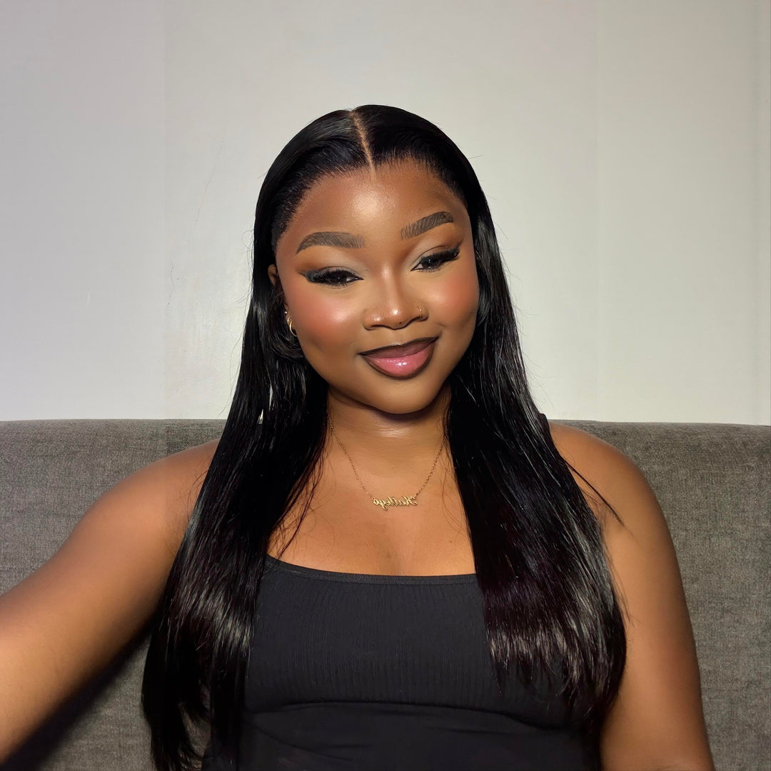 INFLUENCER PICK IT! Vietnam Hair SDD Bone Straight Full Frontal 13x4 Lace Wig