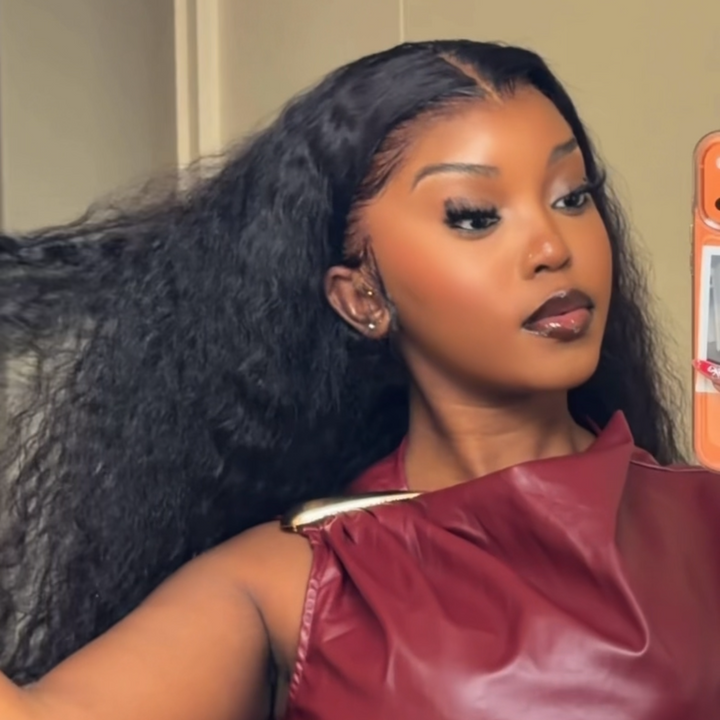 INFLUENCER PICK! Peruvian Double Drawn Lace 13x4 Full Frontal Bob Water Wave Wig