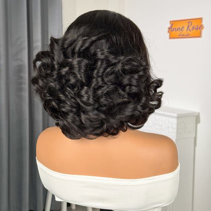 2026 New in Vietnam Raw Hair Glueless Loose Bouncy Short Wig