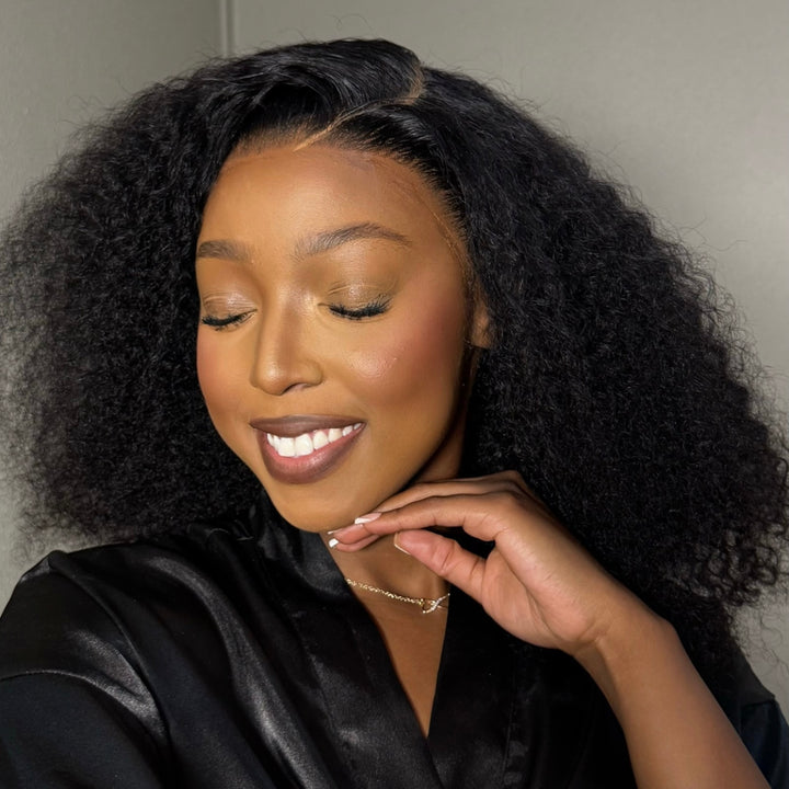 Puseletso_phasha Influencer Pick! Double Drawn Jerry Curls Full Frontal Wig 16inch
