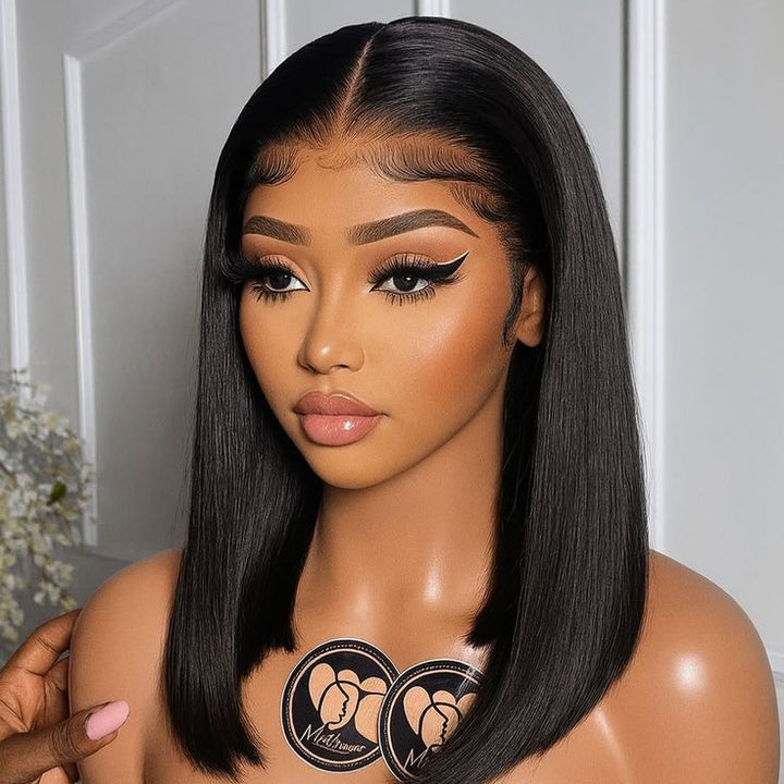 Vietnam Raw Hair SDD Bone Straight Ombre Brown T1B/4 Color Full Frontal Wig