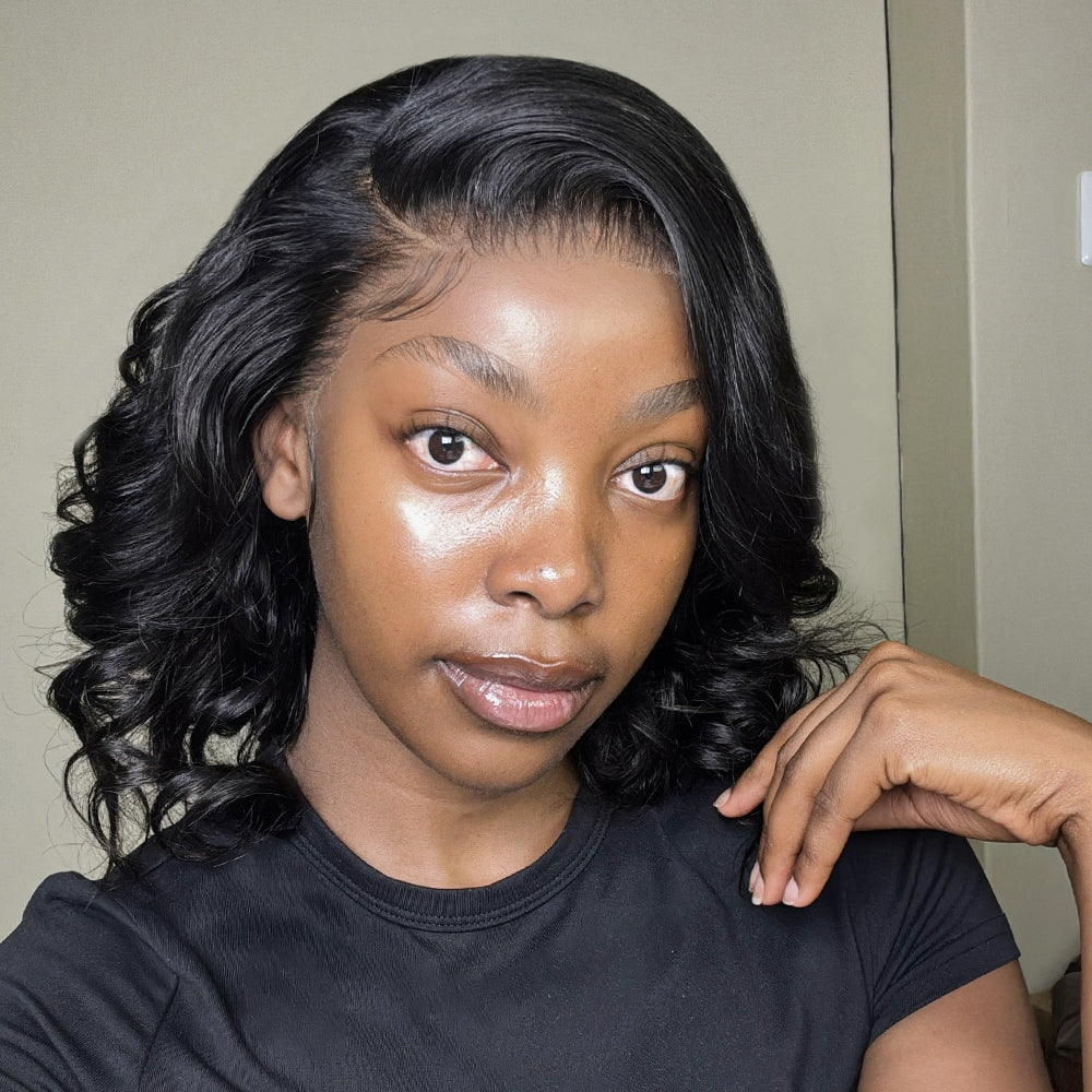 SPECIAL | Body Wave Bob 150% Density Wig Glueless 13X4 Lace Full Frontal Peruvian Hair