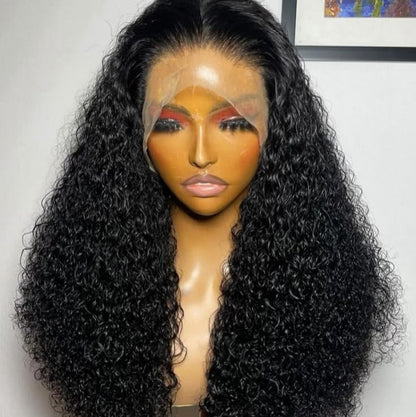 (ZA STOCKS )Double Drawn Water Wave Frontal 13x4 Lace Wig