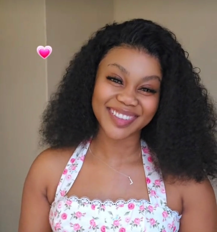 Peruvian Hair Full Frontal 13X4 Lace Jerry Curly Bob Wig