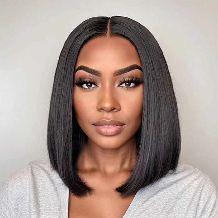 50% Off SDD Vietnames Raw Human Hair Glueless 2x6 Lace Closure Bob Wigs
