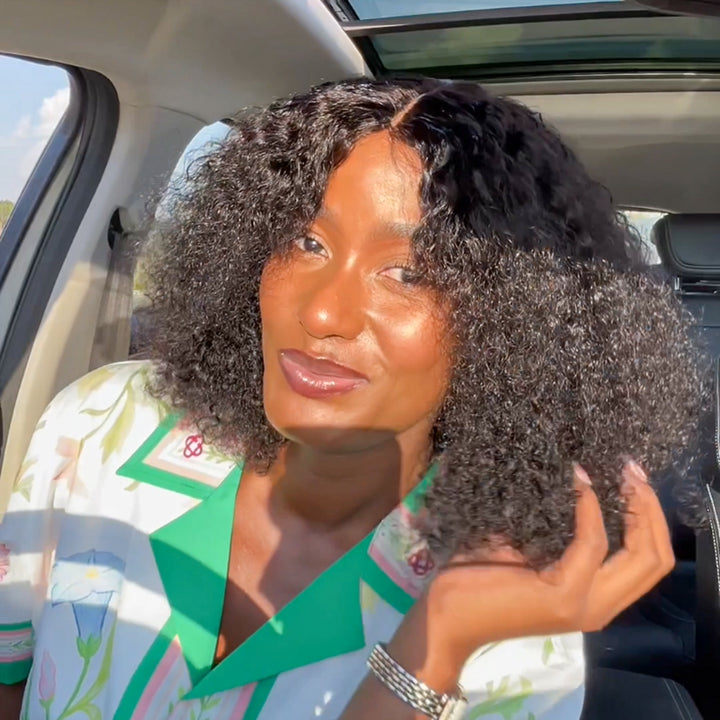 Influencer Pick ! Vietnam Raw Hair SDD Layer Pixie Baby Curls 5X5 Lace Bob Wig