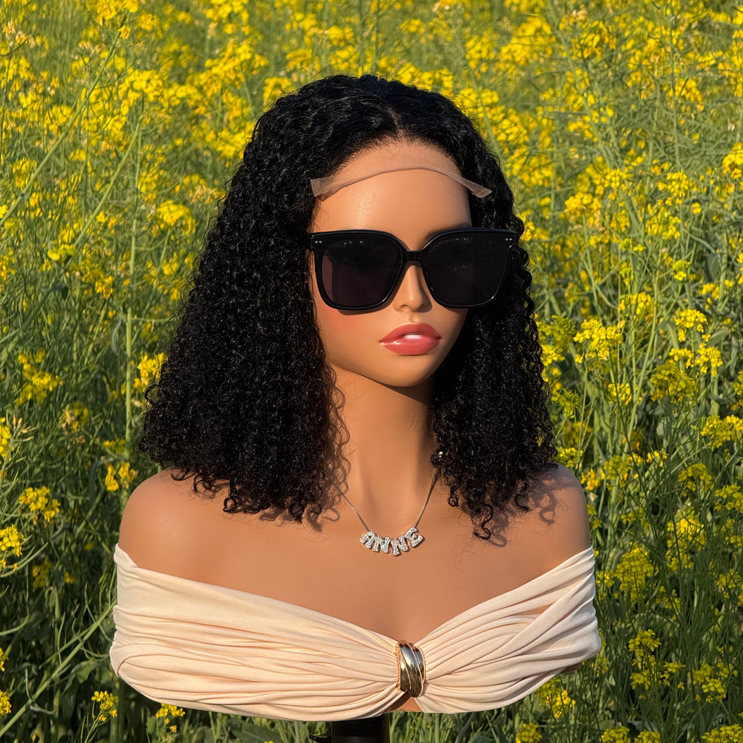 2026 New Vietnam Raw Hair SDD  Layer Pixie Baby Curls Bob Wig