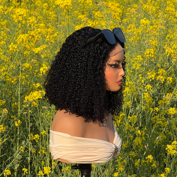 2026 New Vietnam Raw Hair SDD  Layer Pixie Baby Curls Bob Wig