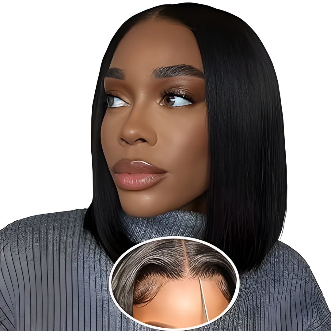 SPECIAL | Kim K Bob Wig 2x6 Glueless Closure Bob