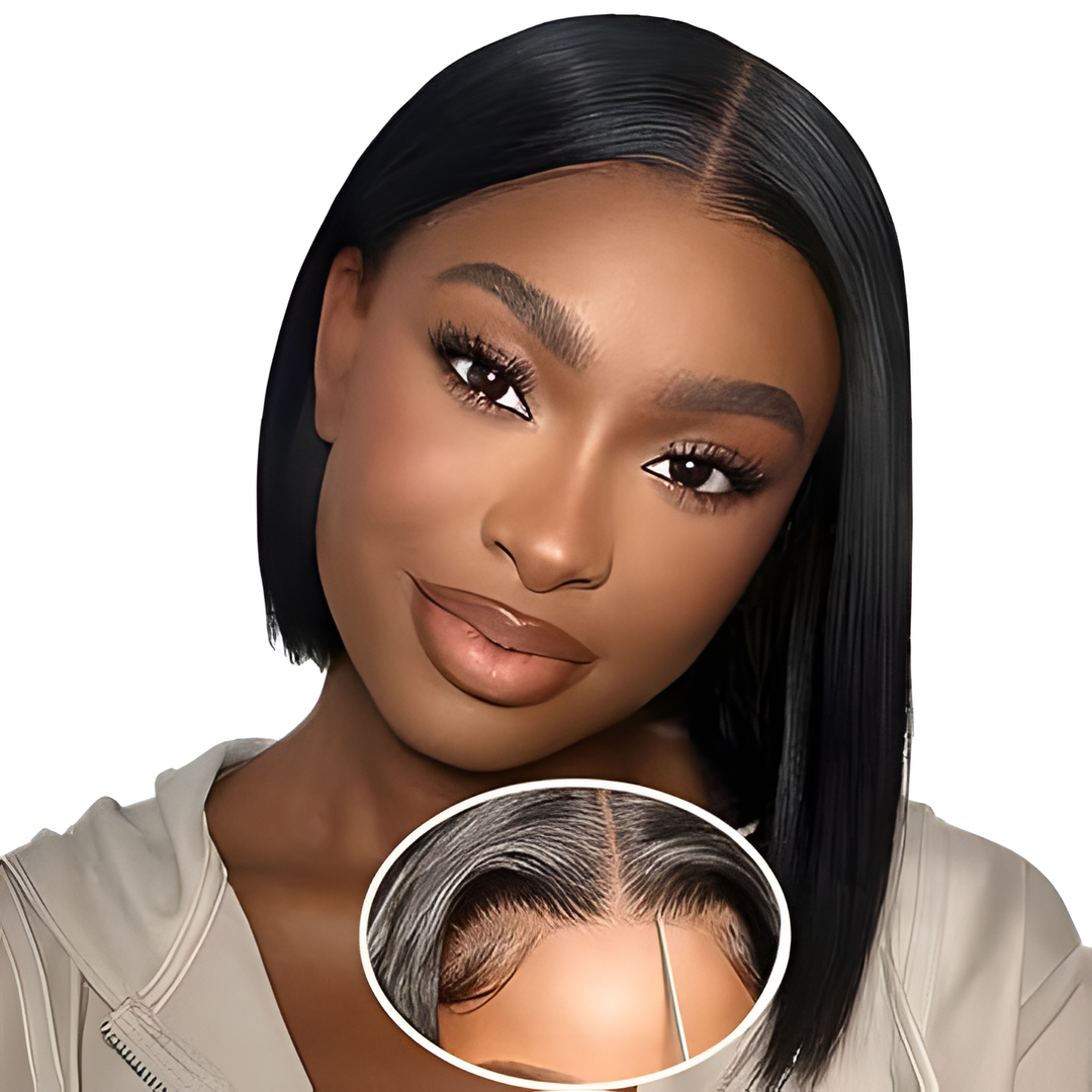SPECIAL | Kim K Bob Wig 2x6 Glueless Closure Bob
