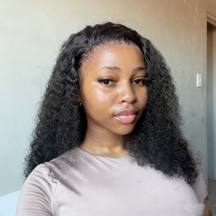 Sitha_nkosii Influencer Pick ! Peruvian Double Drawn 13x4 Full Frontal Bob Wig with Gorgeous Italian Curls