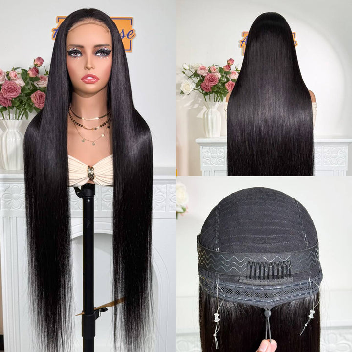 PRE-ORDER Anne Rose 40 Inch  4x4 Lace Wig – High Quality Glueless Wig with Adjustable Drawstring
