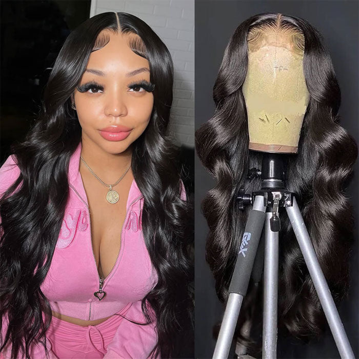 Pre Sale Body Wave 13x6 Full Frontal Wig Human Hair with Drawstring Pull and Go