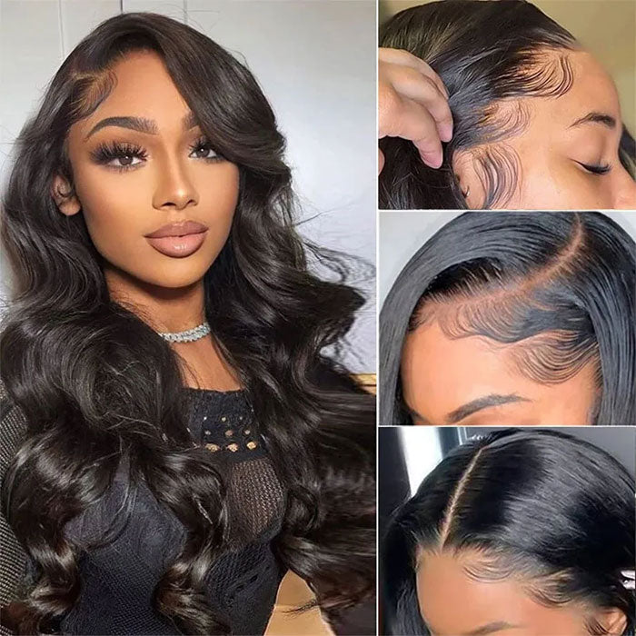 Pre Sale Body Wave 13x6 Full Frontal Wig Human Hair with Drawstring Pull and Go