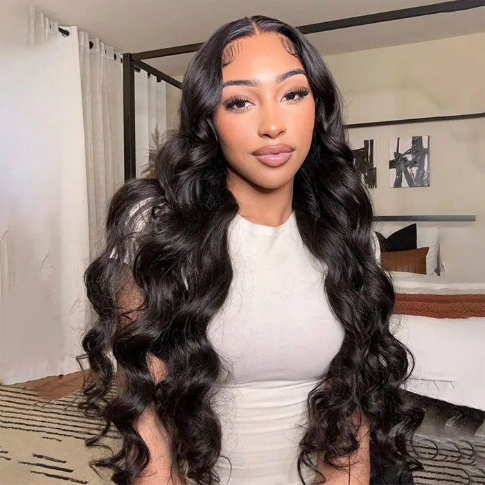 Pre Sale Body Wave 13x6 Full Frontal Wig Human Hair with Drawstring Pull and Go
