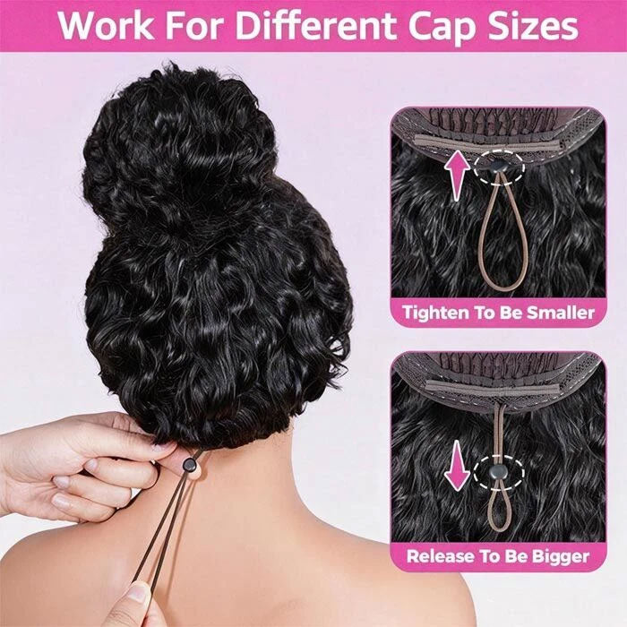 Pre Sale Glueless 13x6 Full Frontal Wig Pre Plucked Deep Wave Human Hair