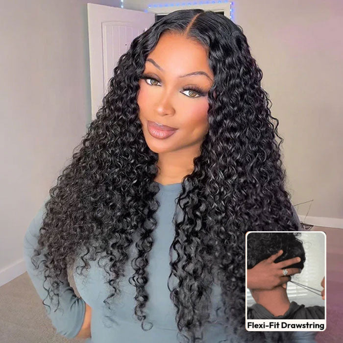 Pre Sale Jerry Curly 13x6 Full Frontal Lace Wig Glueless Pull and Go 100% Human Hair