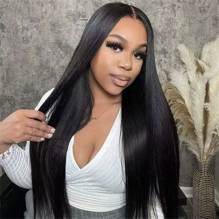 Pre Sale Anne Rose Pull Go 13x6 Lace Full Frontal Glueless Wig Silky Straight Human Hair