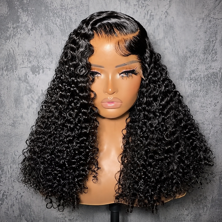 Vietnam Raw Hair SDD Burmese Curly 5X5 Glueless Lace Wig
