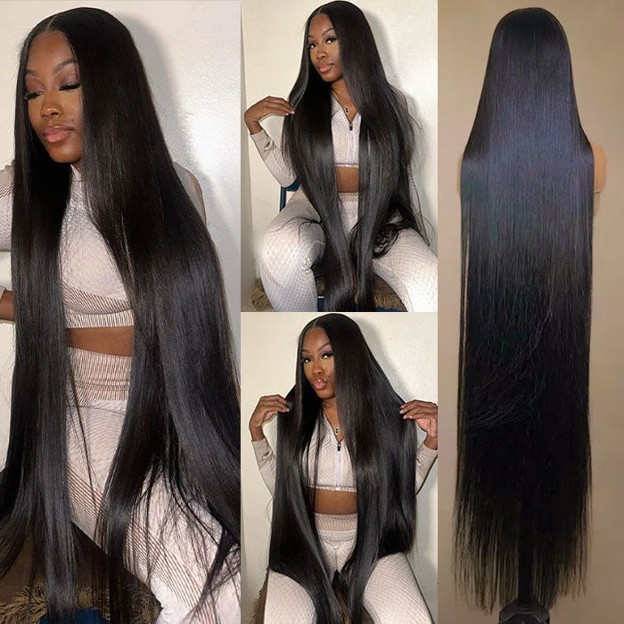 PRE-ORDER Anne Rose 40 Inch  4x4 Lace Wig – High Quality Glueless Wig with Adjustable Drawstring