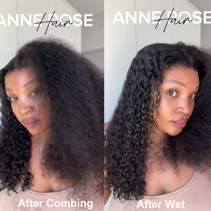 50% Off Flash Deal Double Drawn 13x4 Lace Frontal Bob Wig Italian Curly Human Hair