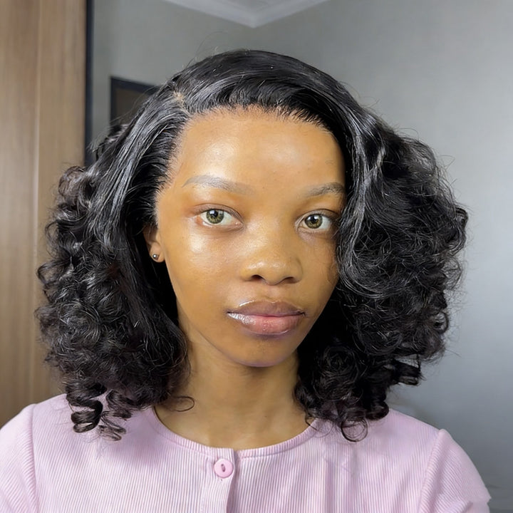 Siyaa Influencer Pick! 2026 New Raw Hair SDD Rolled Luxury Bouncy Curls Glueless Full Frontal 13x4 Lace Wig Regular priceR 2,150.00