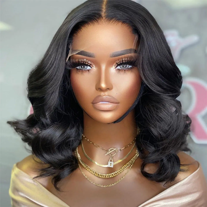 Clearance Sale Body Wavy 13x4 Lace Full Frontal Wig Human Hair