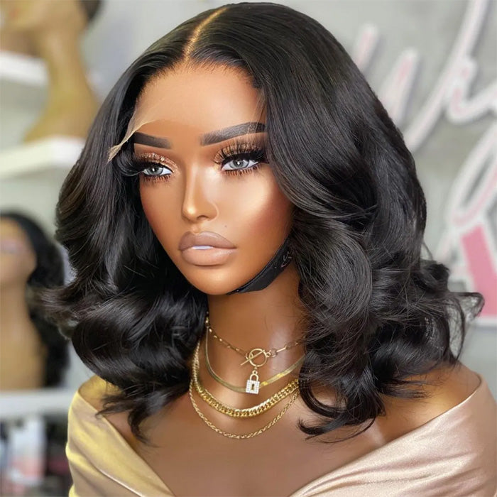 Clearance Sale Body Wavy 13x4 Lace Full Frontal Wig Human Hair