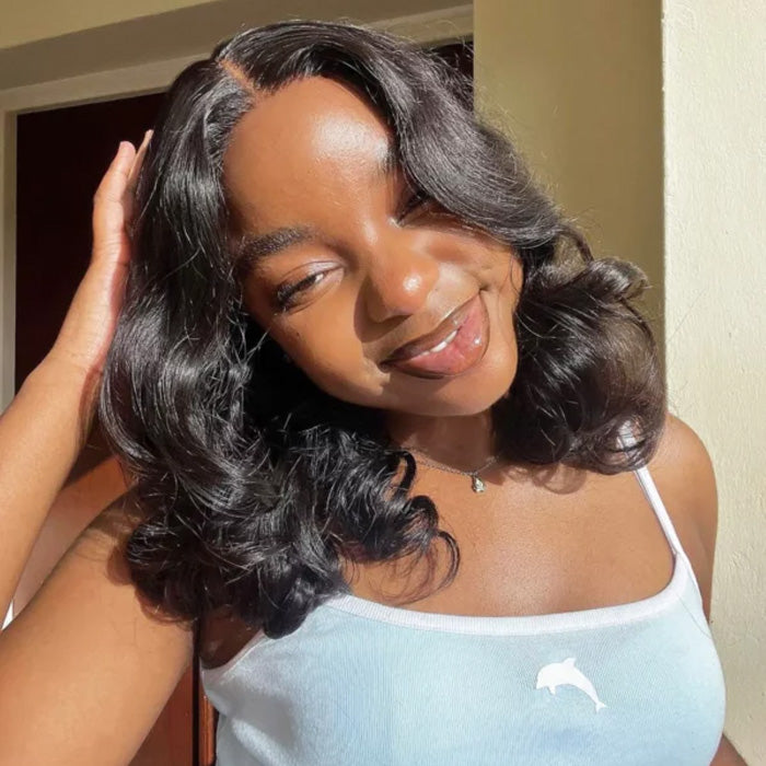 Clearance Sale Body Wavy 13x4 Lace Full Frontal Wig Human Hair