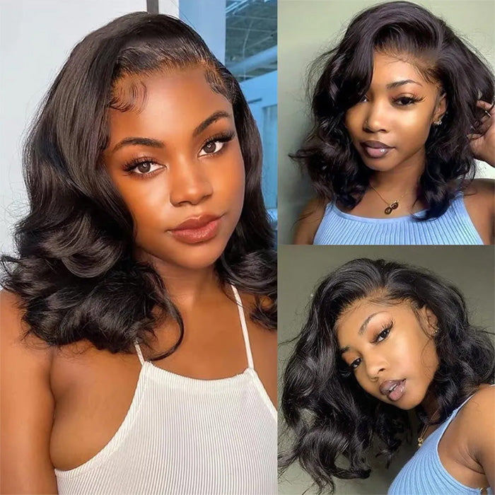 Clearance Sale Body Wavy 13x4 Lace Full Frontal Wig Human Hair