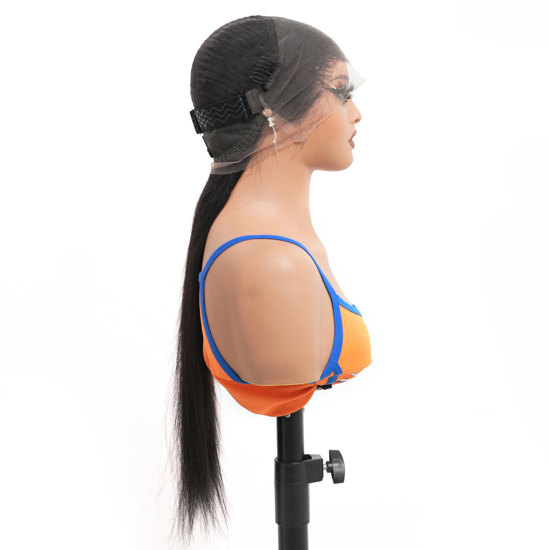 Update Invisi Strap 360 Full Lace Wig Peruvian Straight Human Hair
