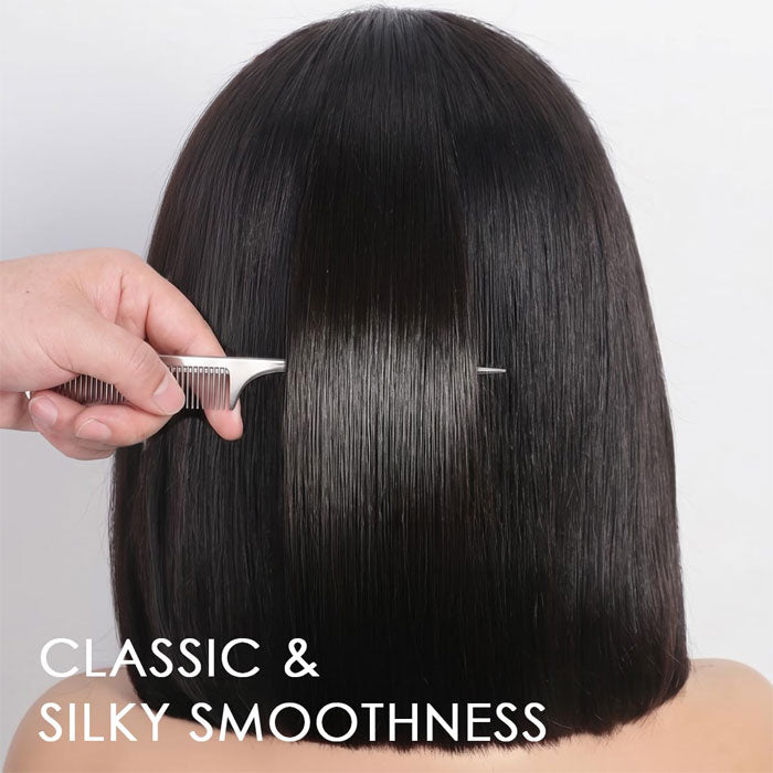 Vietnam Raw Hair SDD Bone Straight Full Frontal 13x4 Lace Wig Pre Plucked