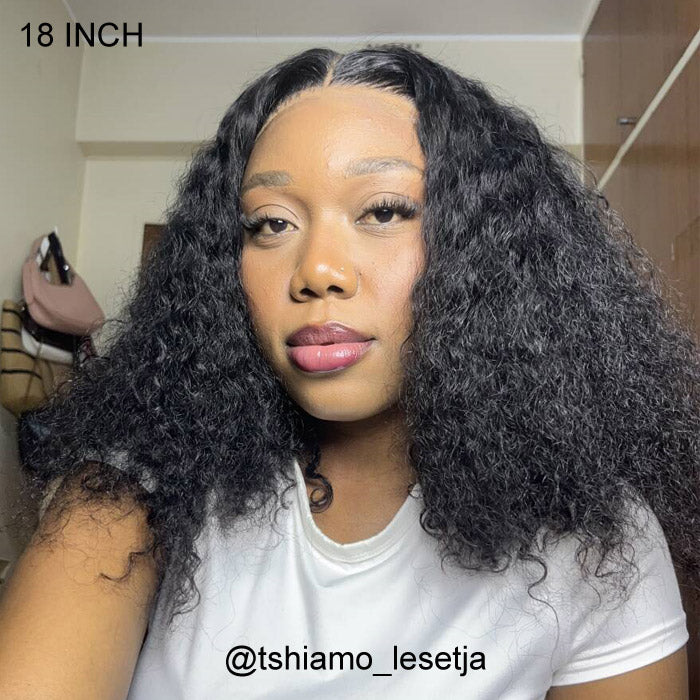 Tshiamo Lesetja Pick 13x4 Lace Full Frontal Bob Wig Double Drawn Water Wave