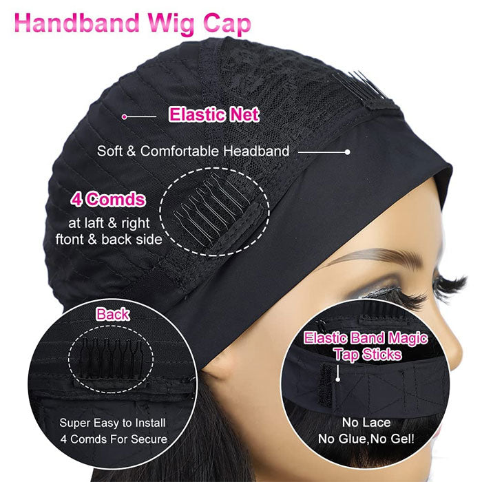 Pre Sale Headband Bob Wig Wear and Go Glueless Straight 100% Human Hair