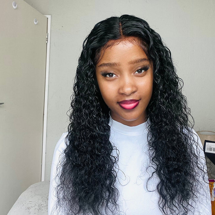 ANNE ROSE HAIR ! Update Invisi Strap 360 Full Lace Wig Water Wave