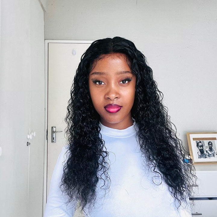ANNE ROSE HAIR ! Update Invisi Strap 360 Full Lace Wig Water Wave