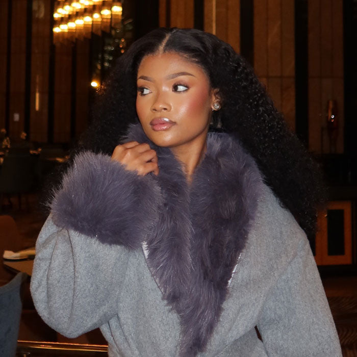 Influencer pick! Peruvian Double Drawn Lace 13x4 Full Frontal Bob Jerry Curly Wig