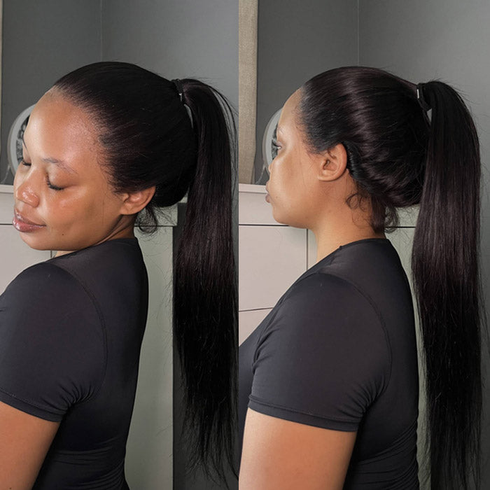 Murunwa Recommended Update Invisi Strap 360 Full Lace Wig Silky Straight Human Hair