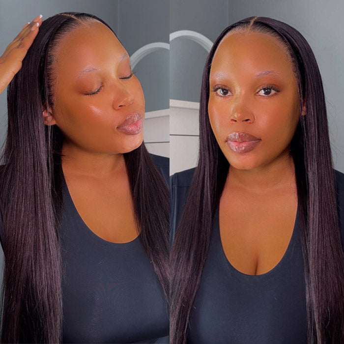Murunwa Recommended Update Invisi Strap 360 Full Lace Wig Silky Straight Human Hair