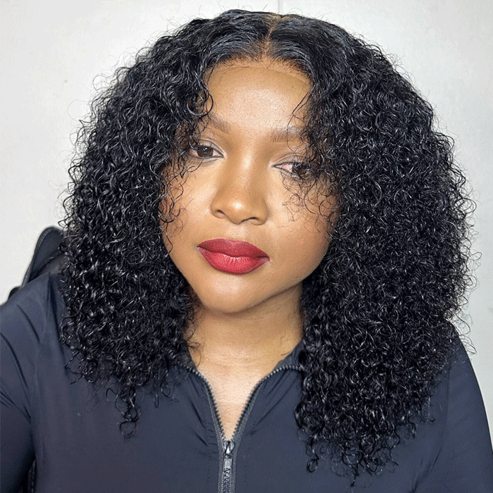 Influencer Pick! Easy to Wear Glueless 5x5 Lace Wig Layer Pixie Curls Vietnam Human Hair