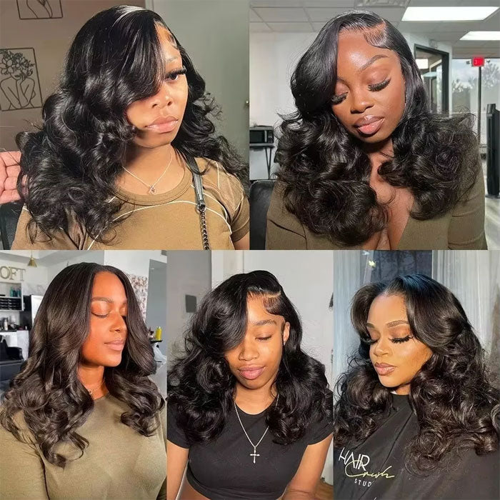 New Chic Loose Wavy Glueless 6x5 Pre Cut Lace Wig with Snug Adjustable Cap Wear And Go
