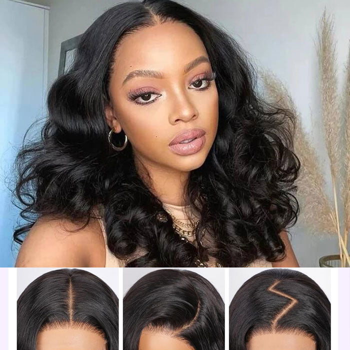 New Chic Loose Wavy Glueless 6x5 Pre Cut Lace Wig with Snug Adjustable Cap Wear And Go